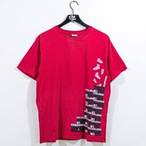 Youth XL Jordan Shoe Box T-Shirt NIKE Y2K Hip Hop Streetwear Skater